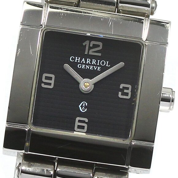 CHARRIOL Celtic CELS Square black Dial Quartz Ladies Watch_777151 - Picture 1 of 6
